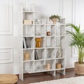 Corp biblioteca, Decortie, Manco, 122x188x25 cm, PAL, Marmura Carrara