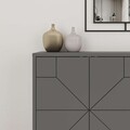 Consola, Decortie, Dune, 123x62 cm, PAL, Antracit