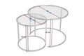 Set masute de cafea, Nordure, Aurum, Sticla temperata, Aur / Bronz
