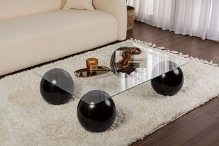 110x30x75 cm, Negru;Transparent
