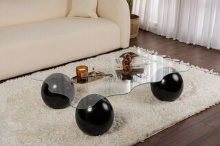 120x30x80 cm, Negru;Transparent