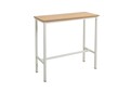 Set masă și scaun de bar (3 piese), Hanah Home, Mola Set 100, Alb