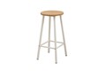 Set masă și scaun de bar (3 piese), Hanah Home, Mola Set 100, Alb