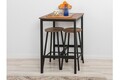 Scaun, Vella, Mola, 32x62x32 cm, PAL, Negru