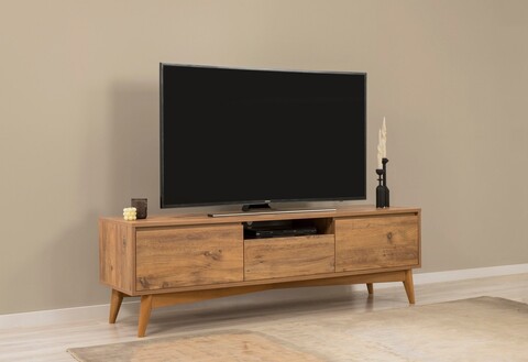 Comoda TV, Vella, Vina, 170x53x45 cm, PAL, Maro
