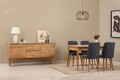 Masa extensibila, Chairs & Console Set (6 Pieces), Vella, Vinuri 01 1048, PAL, Pin Atlantic / Albastru închis