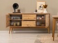Masa extensibila, Chairs & Console Set (6 Pieces), Vella, Vinuri 01 0900, PAL, Pin Atlantic / Piatră
