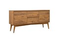 Masa extensibila, Chairs & Console Set (6 Pieces), Vella, Vinuri 01 0900, PAL, Pin Atlantic / Piatră