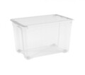 Cutie depozitare cu capac, Kis, R-Box XL, 60 L, plastic, transparent