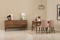 Masa extensibila, Chairs & Console Set (6 Pieces), Vella, Vinuri 01 0900, PAL, Nuc / Piatra