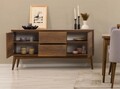 Masa extensibila, Chairs & Console Set (6 Pieces), Vella, Vinuri 01 0701, PAL, Nuc / Gri