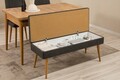 Masa extensibila, Chairs & Console Set (6 Pieces), Vella, Banca Vina 04 1053, PAL, Pin Atlantic / Antracit