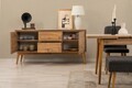 Masa extensibila, Chairs & Console Set (6 Pieces), Vella, Banca Vina 04 1053, PAL, Pin Atlantic / Antracit