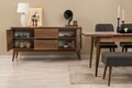Masa extensibila, Chairs & Console Set (6 Pieces), Vella, Banca Vina 04 1053, PAL, Nuc / Antracit