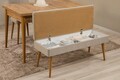 Masa extensibila, Chairs & Console Set (5 Pieces), Vella, Vinuri 02 1005, PAL, Pin Atlantic / Smântână