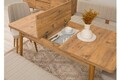 Masa extensibila, Chairs & Console Set (5 Pieces), Vella, Vinuri 02 1005, PAL, Pin Atlantic / Smântână