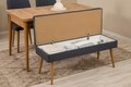 Masa extensibila, Chairs & Console Set (5 Pieces), Vella, Vinuri 02 1048, PAL, Pin Atlantic / Albastru închis