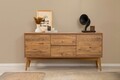 Masa extensibila, Chairs & Console Set (5 Pieces), Vella, Vinuri 02 1048, PAL, Pin Atlantic / Albastru închis