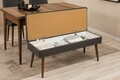 Masa extensibila, Chairs & Console Set (5 Pieces), Vella, Vinuri 02 1053, PAL, Nuc / Antracit