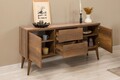 Masa extensibila, Chairs & Console Set (5 Pieces), Vella, Vinuri 02 1053, PAL, Nuc / Antracit