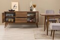 Masa extensibila, Chairs & Console Set (5 Pieces), Vella, Vinuri 02 0701, PAL, Nuc / Gri