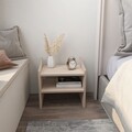 Noptiera, Zena Home, Adin, 45x45x35 cm, PAL, Bej