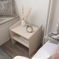 Noptiera, Zena Home, Adin, 45x45x35 cm, PAL, Bej