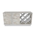 Bufet, Zena Home, Luna, 148x70x40 cm, PAL, Alb / Efes