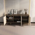 Bufet, Zena Home, Monaco, 150x51 cm, PAL, Nuc / Travertin