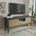Comoda TV, Zena Home, Verde Modern, 150x59x35 cm, PAL, Verde / Hazeran