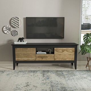 150x59x35 cm, Negru;Maro