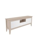 Comoda TV, Zena Home, Verde Modern, 150x59x35 cm, PAL, Bej/Alb