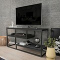 Comoda TV, Zena Home, Lorin, PAL, Alb/Negru