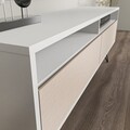 Comoda TV, Zena Home, Flay, 140x53 cm, PAL, Alb / Bej