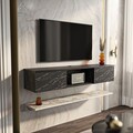Comoda TV, Zena Home, Elia, 140x25 cm, PAL, Efes / Alb