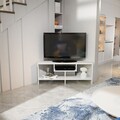 Comoda TV, Zena Home, Maldiv, 120x46 cm, PAL, Alb