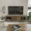 Comoda TV, Zena Home, Ibarra, 120x23 cm, PAL, Maro