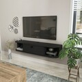 Comoda TV, Zena Home, Ibarra, 120x23 cm, PAL, Antracit