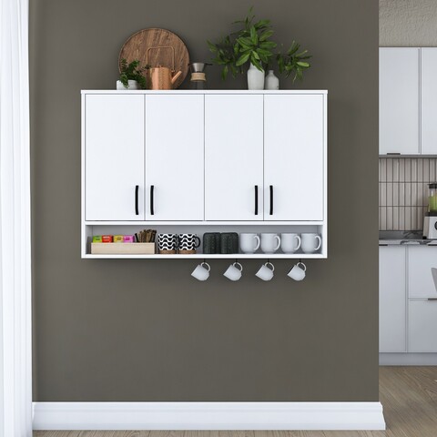 Dulap de perete, Rani, JE199, 120x61 cm, PAL, Alb