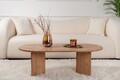 Masuta de cafea, Nordure, Sable, 119x40x60 cm, PAL, Maro