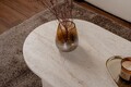 Masuta de cafea, Nordure, Sable, 119x40x60 cm, PAL, Travertin