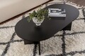 Masuta de cafea, Nordure, Sable, 119x40x60 cm, PAL, Negru