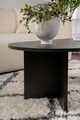 Masuta de cafea, Nordure, Sable, 119x40x60 cm, PAL, Negru