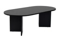 Masuta de cafea, Nordure, Sable, 119x40x60 cm, PAL, Negru