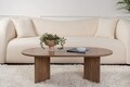 Masuta de cafea, Nordure, Sable, 119x40x60 cm, PAL, Maro