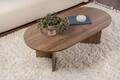Masuta de cafea, Nordure, Sable, 119x40x60 cm, PAL, Maro