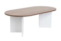 Masuta de cafea, Nordure, Sable, 119x40x60 cm, PAL, Nuc/Alb