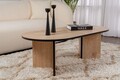 Masuta de cafea, Nordure, Sable, 119x40x60 cm, PAL, Stejar safir / negru