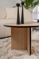 Masuta de cafea, Nordure, Sable, 119x40x60 cm, PAL, Stejar safir / negru