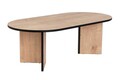 Masuta de cafea, Nordure, Sable, 119x40x60 cm, PAL, Stejar safir / negru